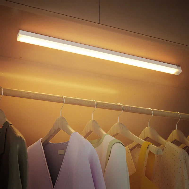 Rechargeable Under-Cabinet Light — Tap-to-glow Bar Light — Cordless and Stick-on.