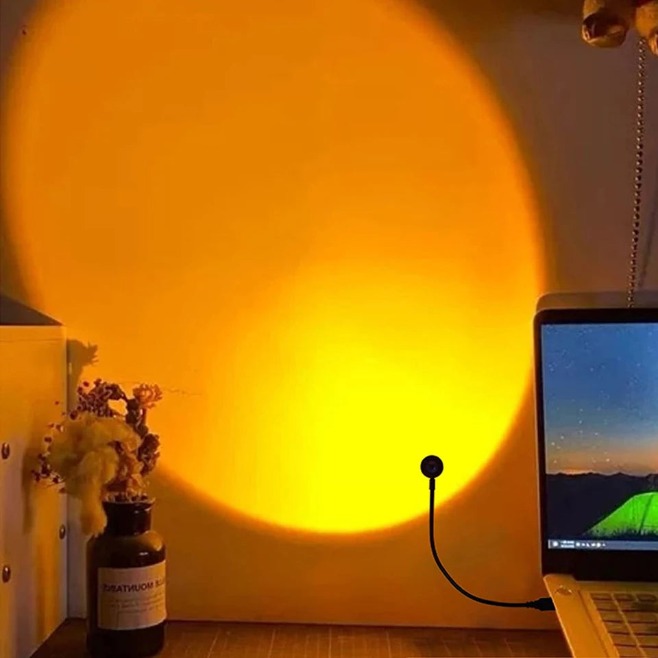 Sunset Lamp - Fill any room with a warm sunset glow — in seconds.