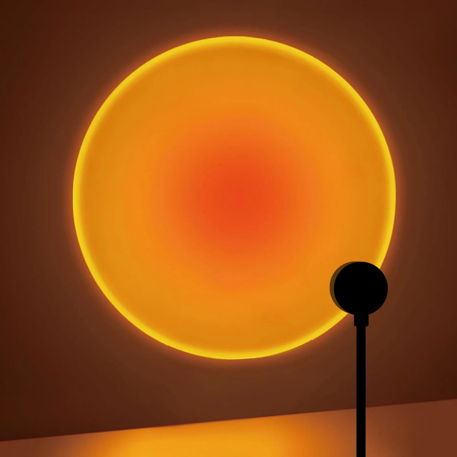 Sunset Projector Lamp — Cast a Golden-Hour Sunset on any Wall — Rotate to Set the Mood