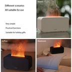 Flame Aroma Diffuser — Real flickering - Flame Glow + Aromatherapy Mist for Instant Calm