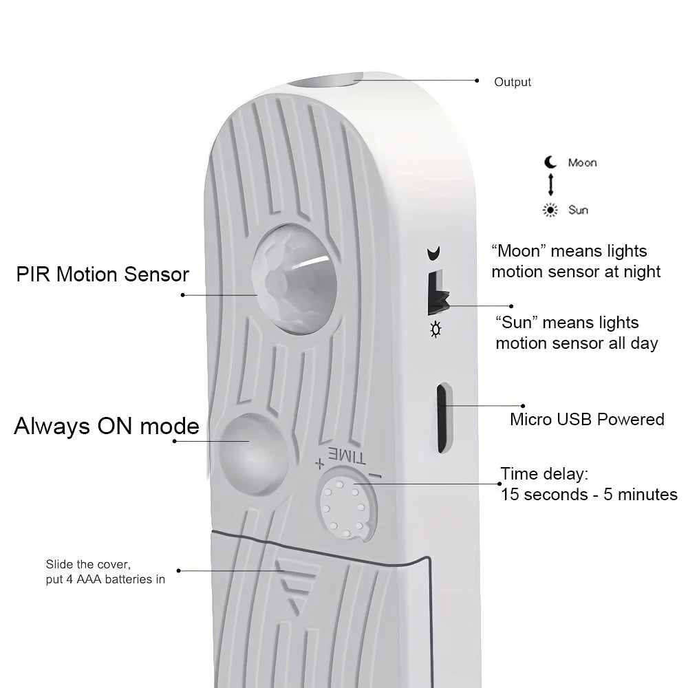 COB Motion Strip Light — Ultra-bright, Dot-Free Glow — Switches when you Walk By