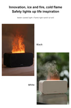 Flame Aroma Diffuser — Real flickering - Flame Glow + Aromatherapy Mist for Instant Calm