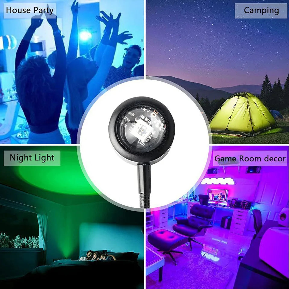 Sunset Lamp - Fill any room with a warm sunset glow — in seconds.