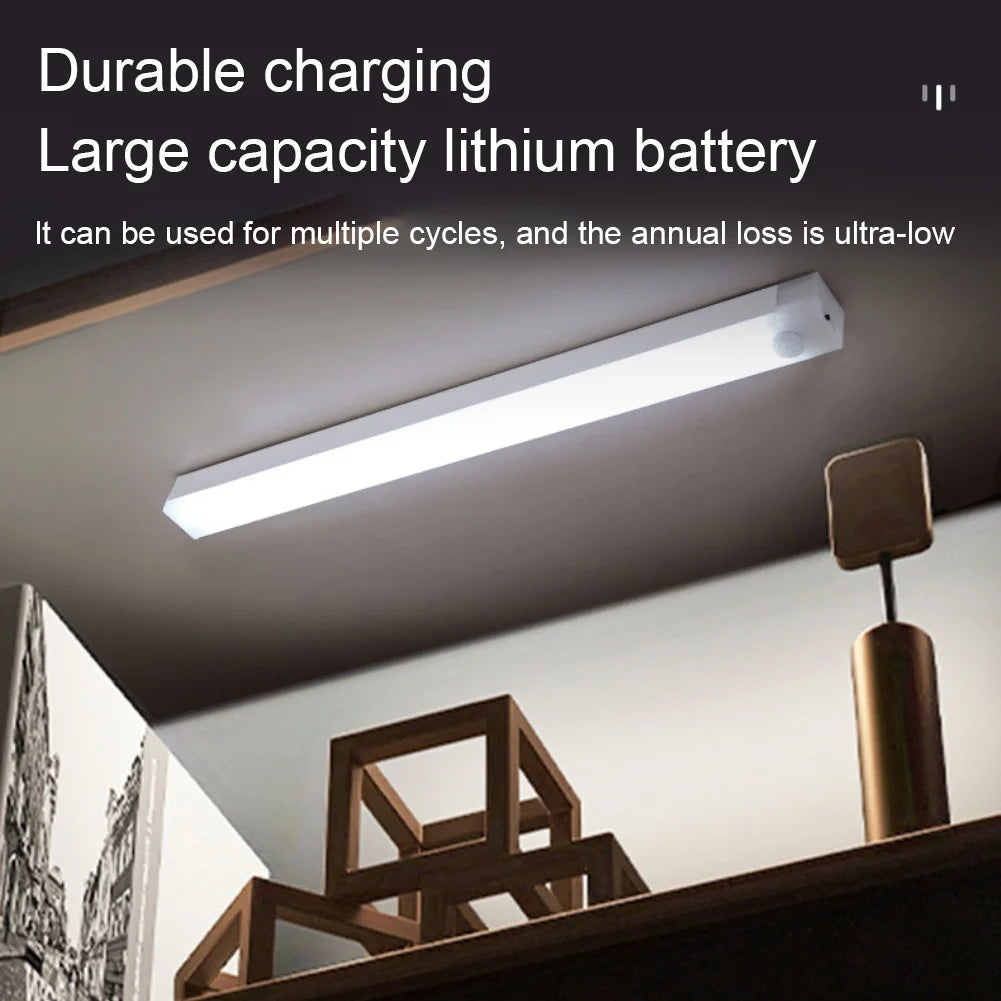 Rechargeable Under-Cabinet Light — Tap-to-glow Bar Light — Cordless and Stick-on.