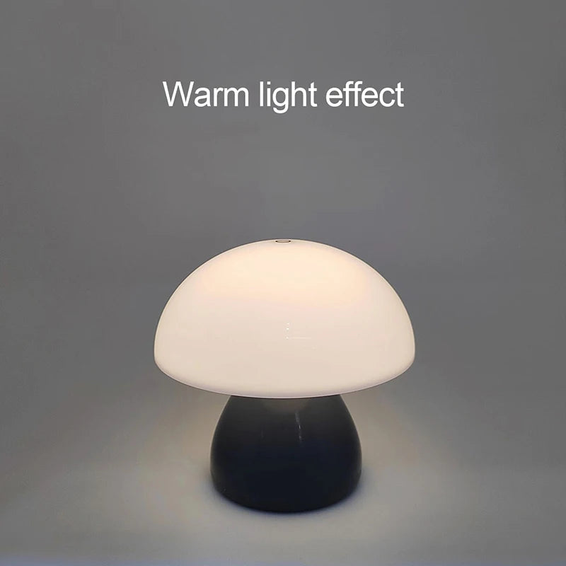 Mushroom Table Lamp — A Soft, Dimmable Mushroom Glow for Cozy Desks and Bedsides