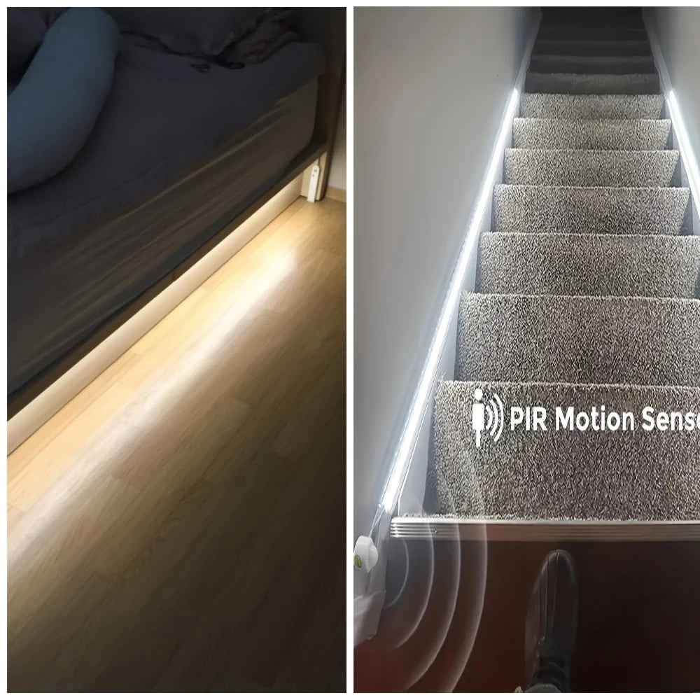 COB Motion Strip Light — Ultra-bright, Dot-Free Glow — Switches when you Walk By