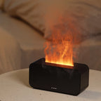 Flame Aroma Diffuser — Real flickering - Flame Glow + Aromatherapy Mist for Instant Calm