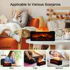Fireplace Flame Humidifier — A Cozy Fireplace Glow and Soothing Mist controlled by Remote