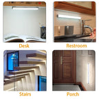 Rechargeable Under-Cabinet Light — Tap-to-glow Bar Light — Cordless and Stick-on.