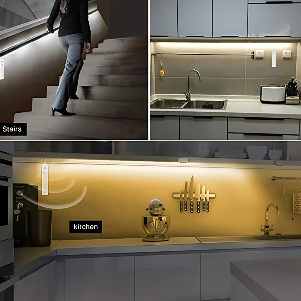 COB Motion Strip Light — Ultra-bright, Dot-Free Glow — Switches when you Walk By