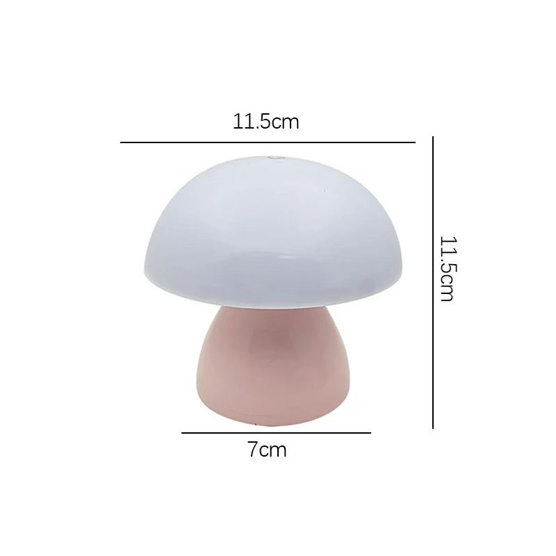 Mushroom Table Lamp — A Soft, Dimmable Mushroom Glow for Cozy Desks and Bedsides