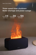 Flame Aroma Diffuser — Real flickering - Flame Glow + Aromatherapy Mist for Instant Calm