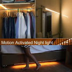 Motion Sensor Cabinet Strip — Light for Closets and Cabinets — Sticks Anywhere, Senses You.