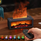 Fireplace Flame Humidifier — A Cozy Fireplace Glow and Soothing Mist controlled by Remote