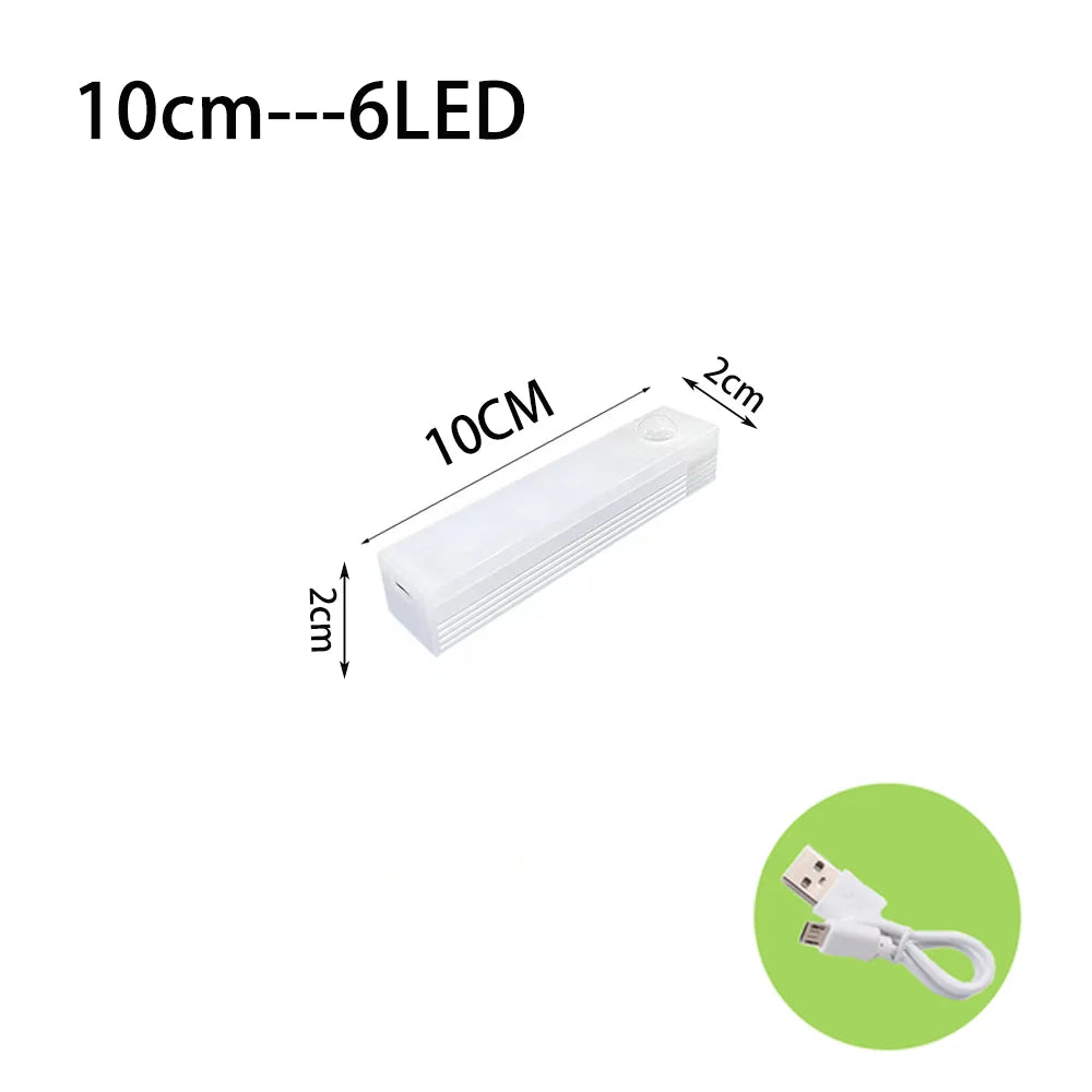 Rechargeable Under-Cabinet Light — Tap-to-glow Bar Light — Cordless and Stick-on.