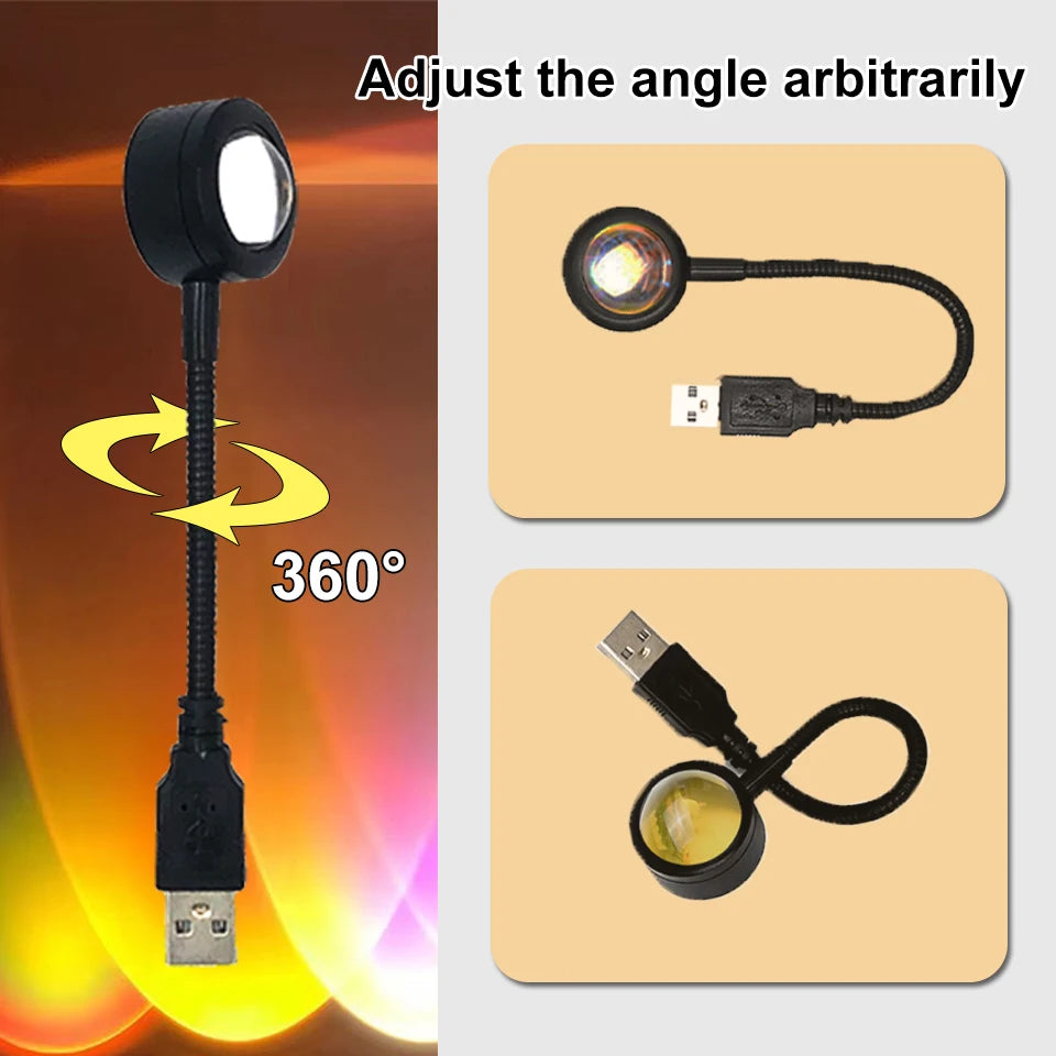Sunset Lamp - Fill any room with a warm sunset glow — in seconds.