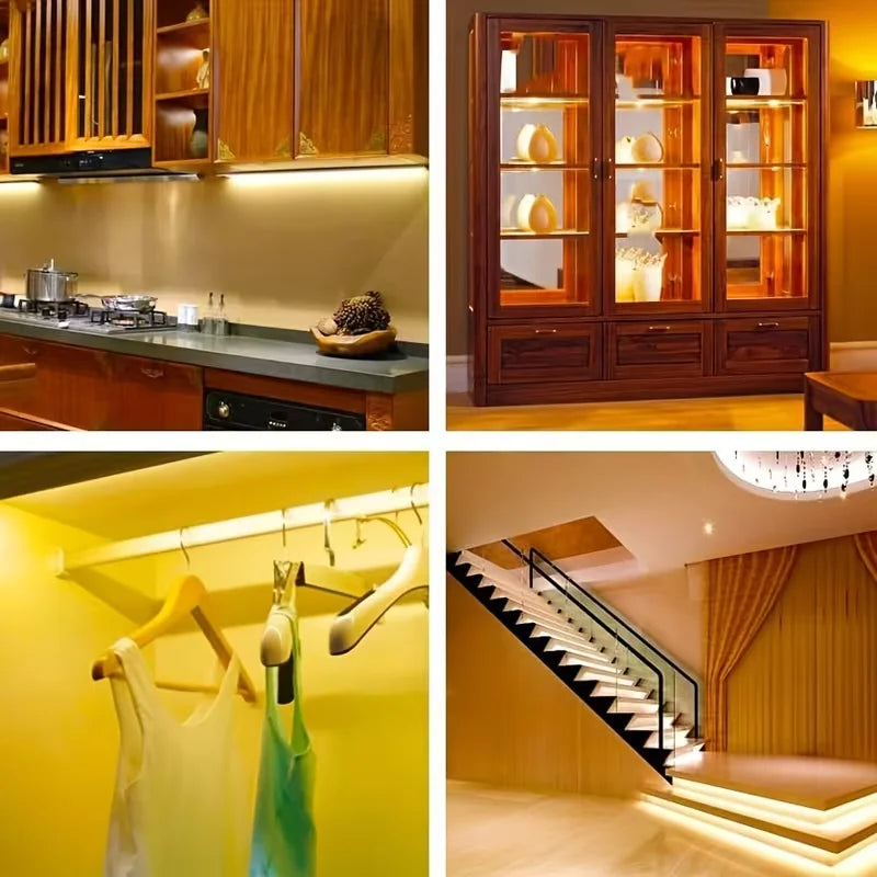 Motion LED Strip Light — Soft Motion-Activated Lighting — Peel, Stick, Glow