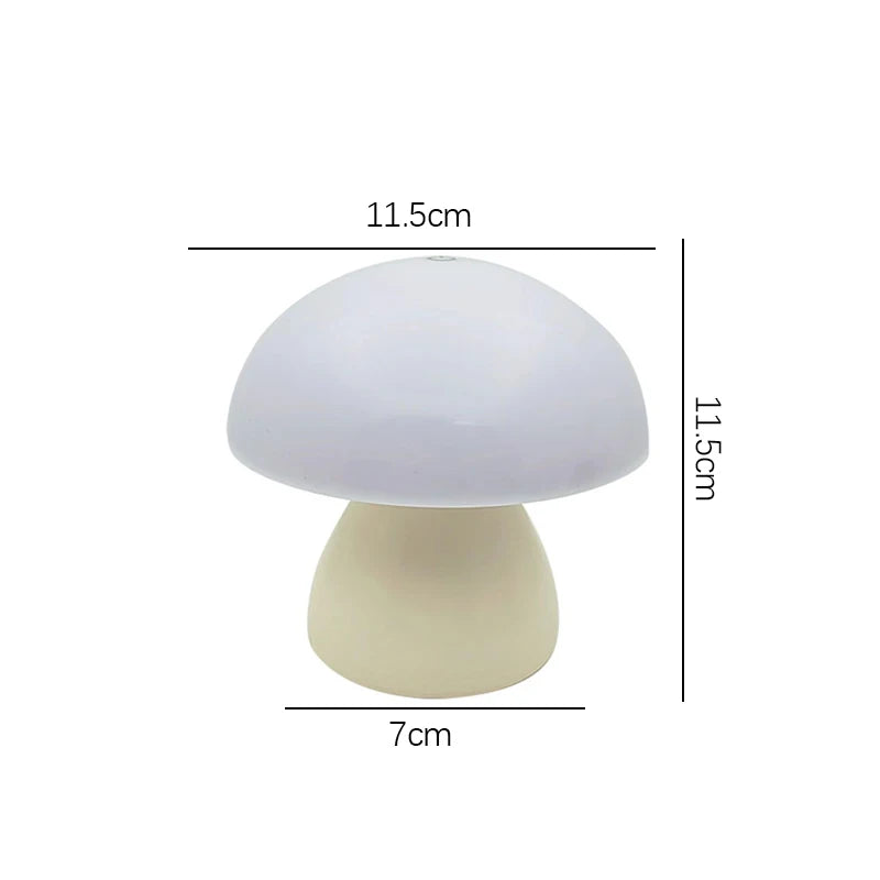 Mushroom Table Lamp — A Soft, Dimmable Mushroom Glow for Cozy Desks and Bedsides