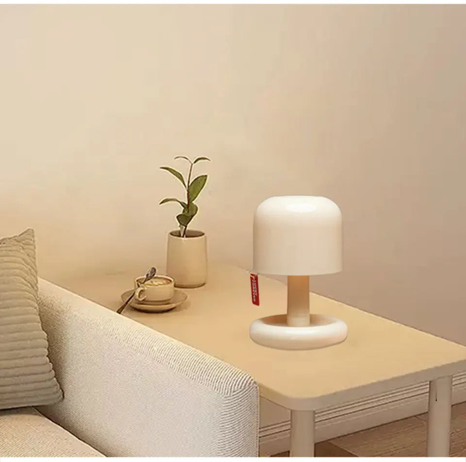 Mini Mushroom Lamp — Pocket-size Mushroom Mood Light — Rechargeable, Warm, Adorable