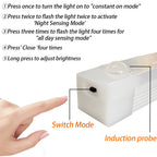 Rechargeable Under-Cabinet Light — Tap-to-glow Bar Light — Cordless and Stick-on.